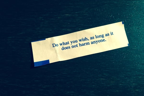 The advice in my fortune cookie. (Source: Jonathon M. Seidl)